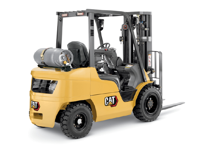 Full View of a CAT Lift Truck