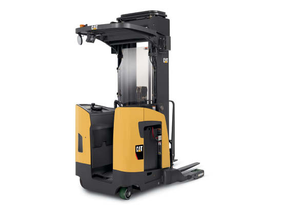 Full view of Cat pantograph reach truck