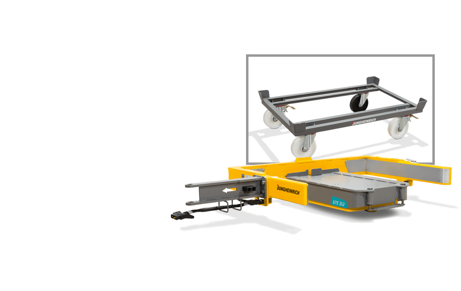 Overview of a Jungheinrich Trailer and Trolley