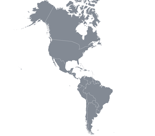 MCFA North and South America Map