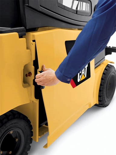forklift battery compartment