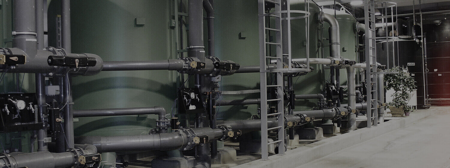 Large Industrial Metal Tanks in a Warehouse