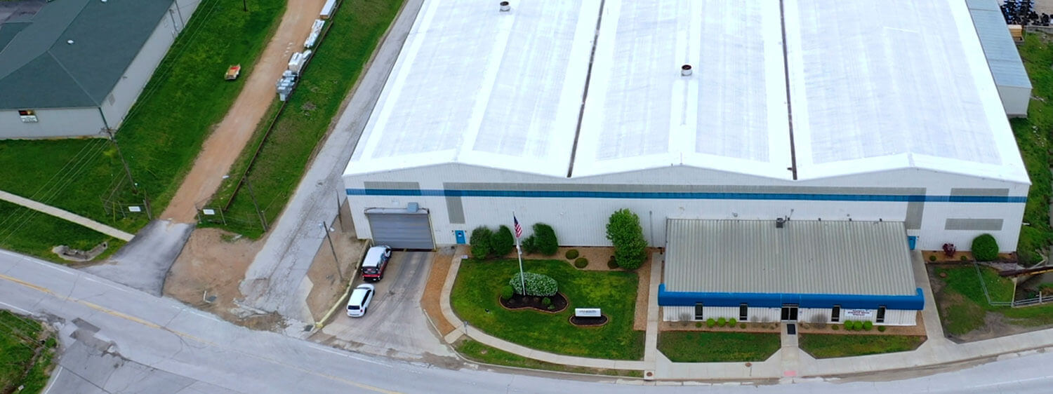 Overhead view of SAF Holland facility