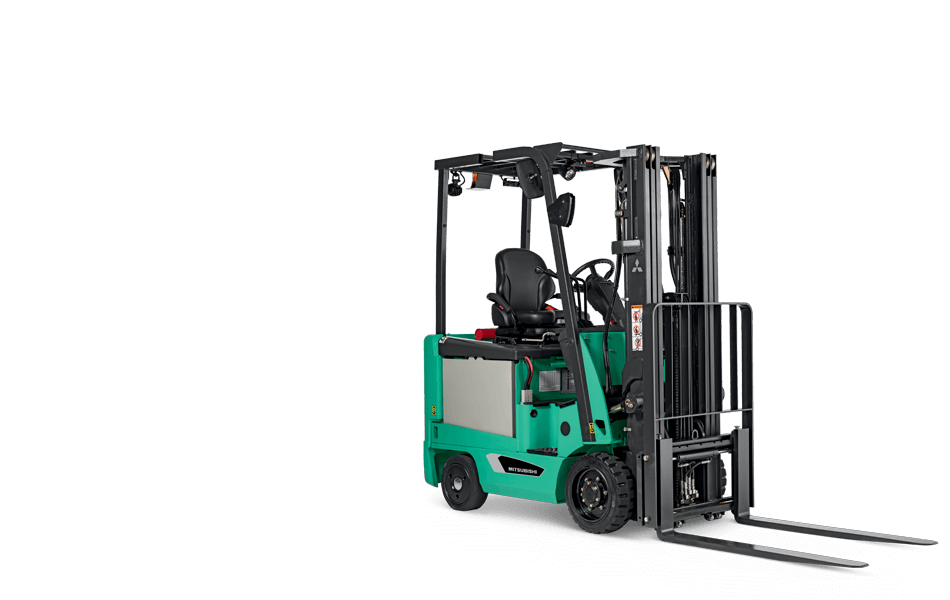 Profile View of a Mitsubishi FBC15N Forklift