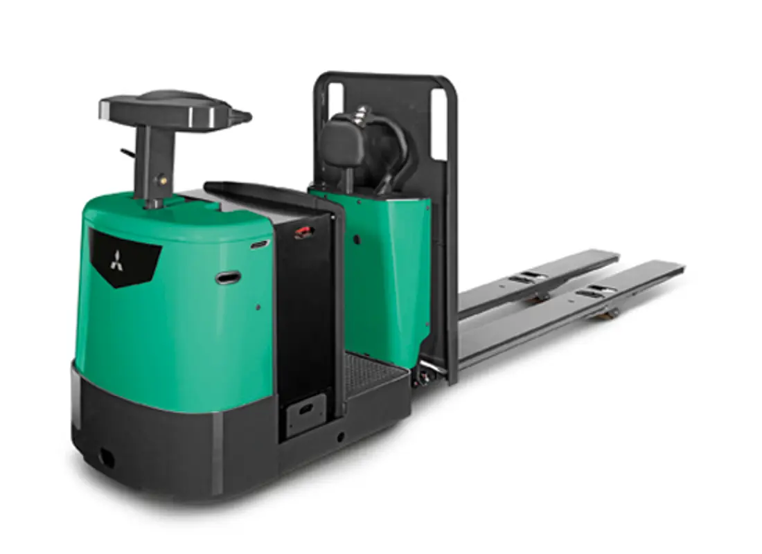 Center Rider Pallet Center Rider Pallet Jack - PMCR27M-36M | Mitsubishi Forklift Trucks