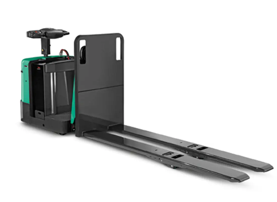 Crown Center Rider Center Rider Pallet Jack - PMCR27M-36M | Mitsubishi Forklift Trucks