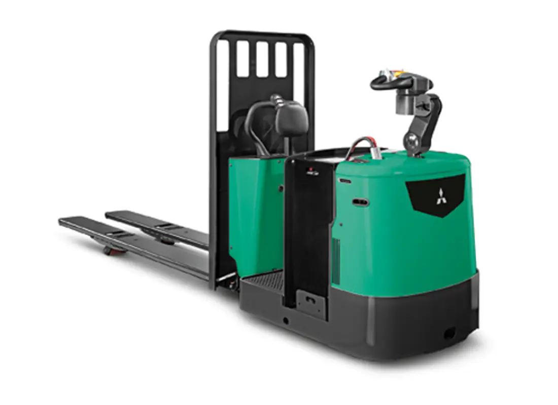 Center Rider Pallet Jack - PMCR27M-36M | Mitsubishi Forklift Trucks
