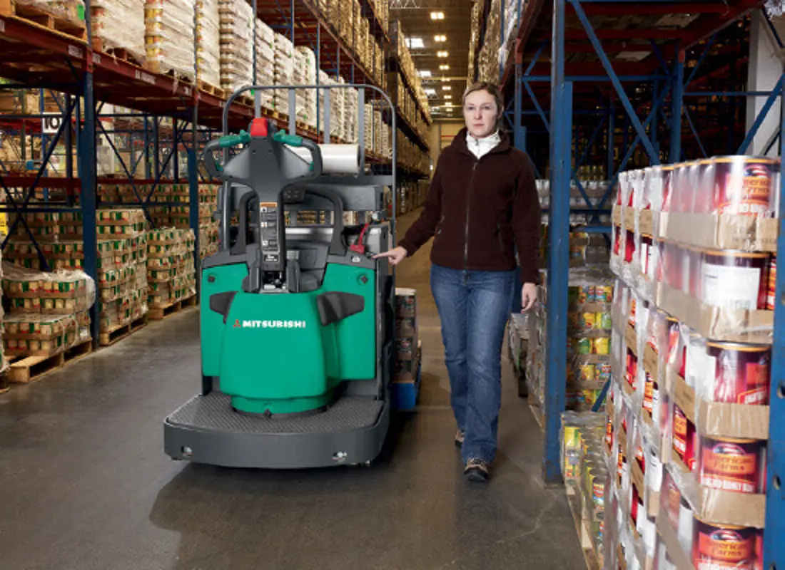 End Rider Pallet Truck | Mitsubishi Forklift Trucks