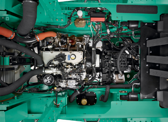 Overview of a Mitsubishi FD100N-FD160AN's Engine
