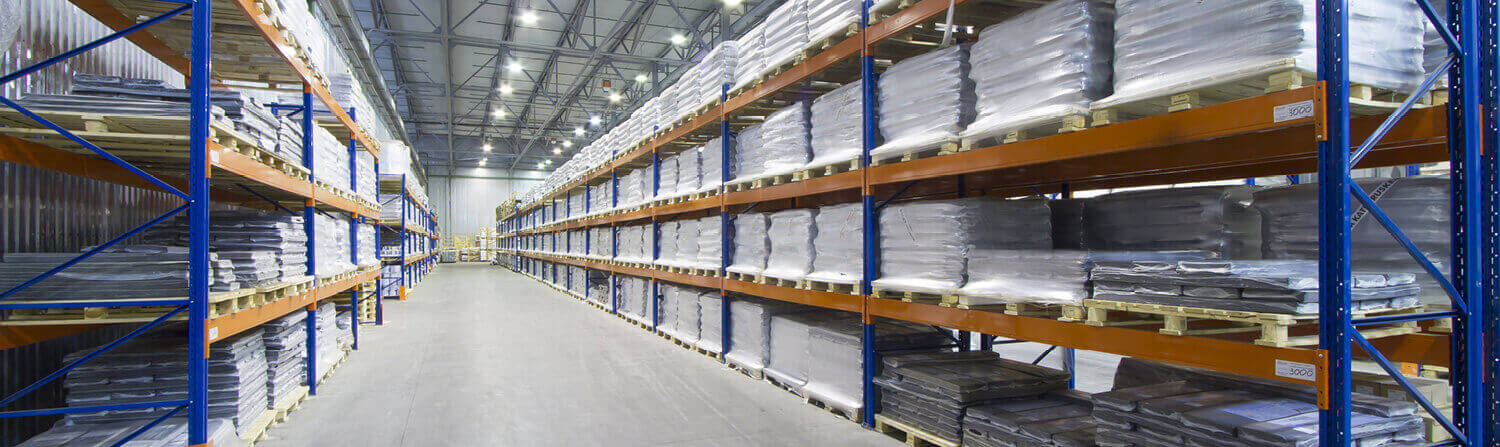 Warehouse aisle