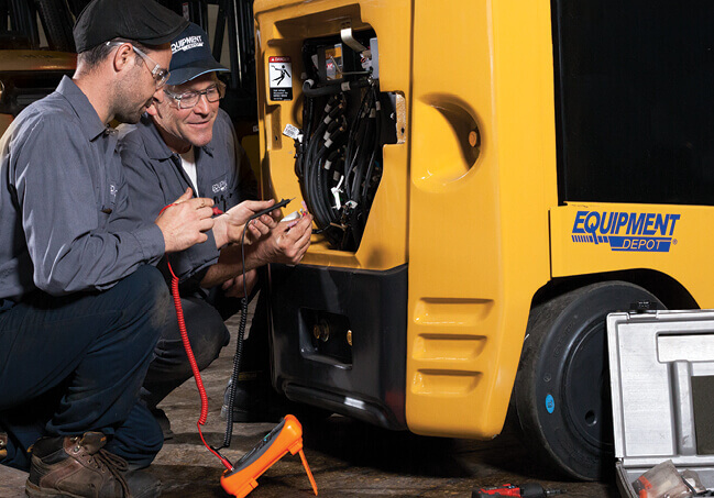 Forklift maintenance